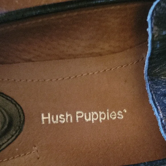 Hush Puppies Black Leather Loafers for Women Size 8.5 - Picture 3 of 7